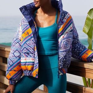 Anthropologie Free People Movement Power House Puffer Jacket L NWT